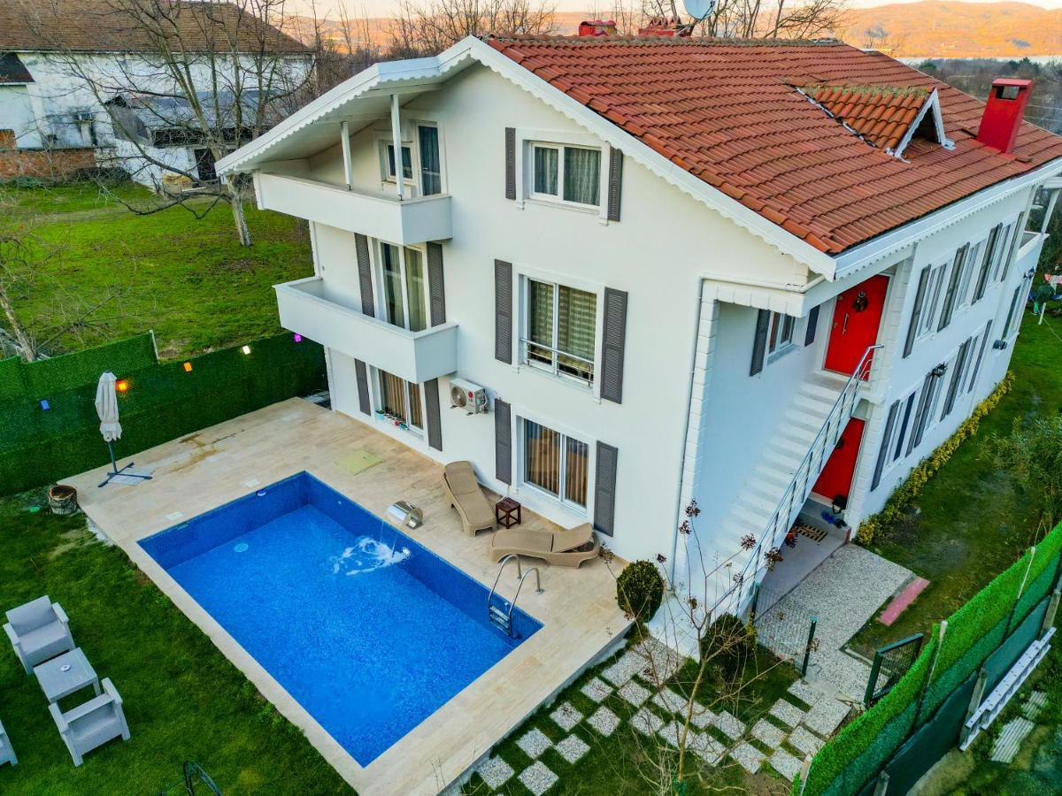 Villa Atlas Muhafazakar Havuzlu, Mustakil Genis Bahceli Сапанча Экстерьер фото