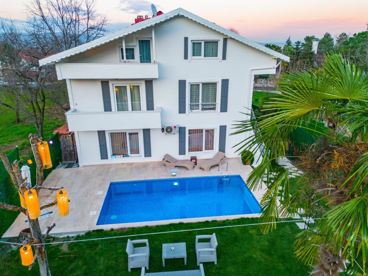 Villa Atlas Muhafazakar Havuzlu, Mustakil Genis Bahceli Сапанча Экстерьер фото