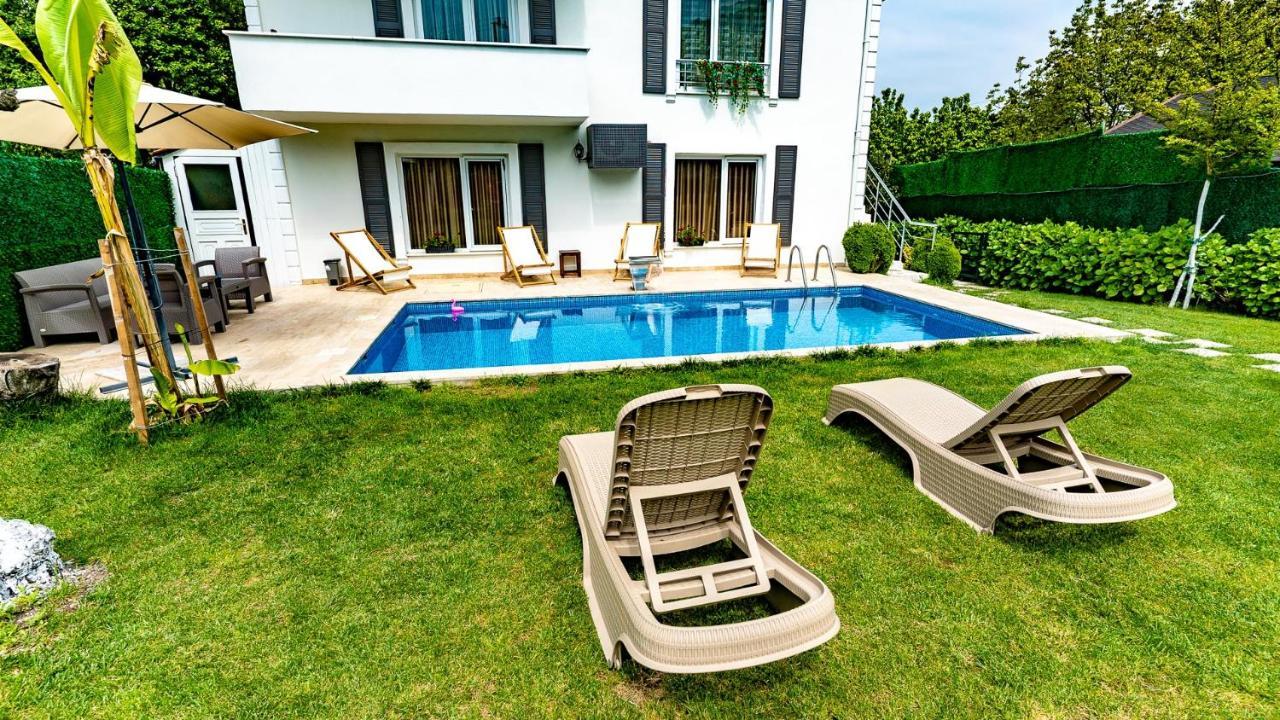 Villa Atlas Muhafazakar Havuzlu, Mustakil Genis Bahceli Сапанча Экстерьер фото
