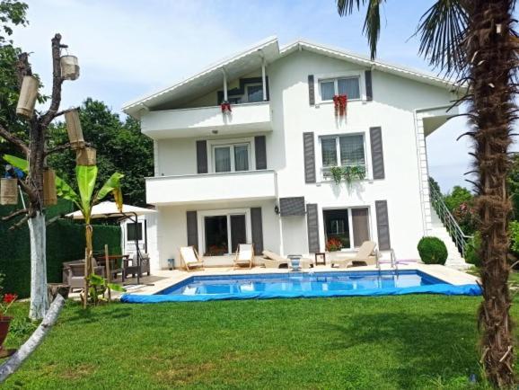 Villa Atlas Muhafazakar Havuzlu, Mustakil Genis Bahceli Сапанча Экстерьер фото